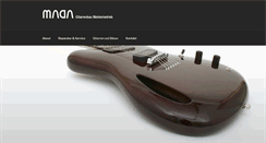 Desktop Screenshot of madaguitars.com
